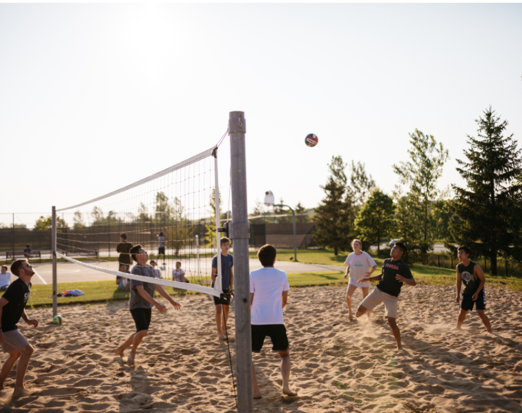 Photo activité sportive en pleine air avec la Mutuelle GSMC