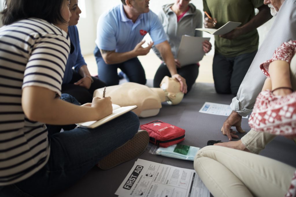 Formation aux gestes de premiers secours avec la Mutuelle GSMC