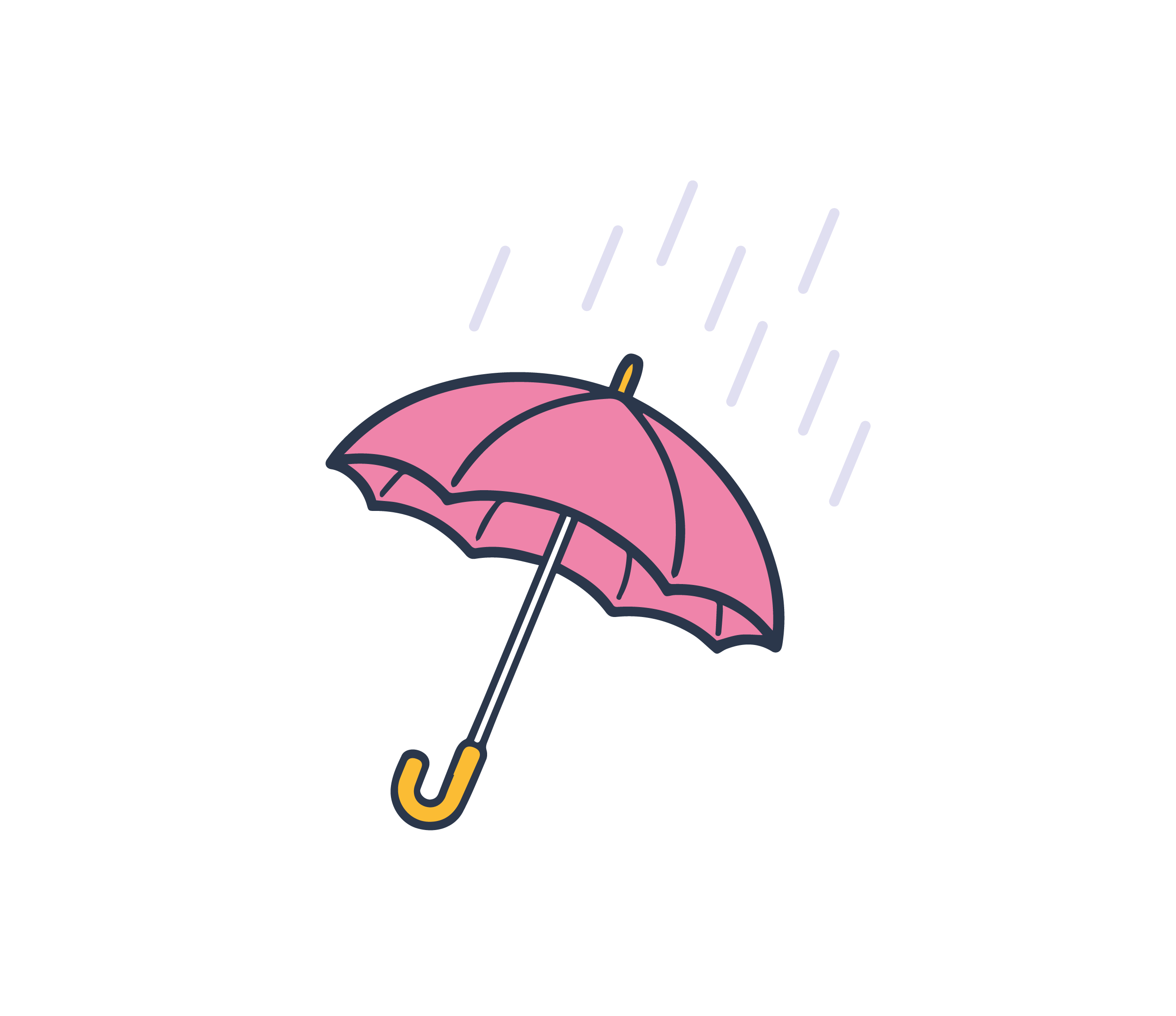 Accueil parapluie