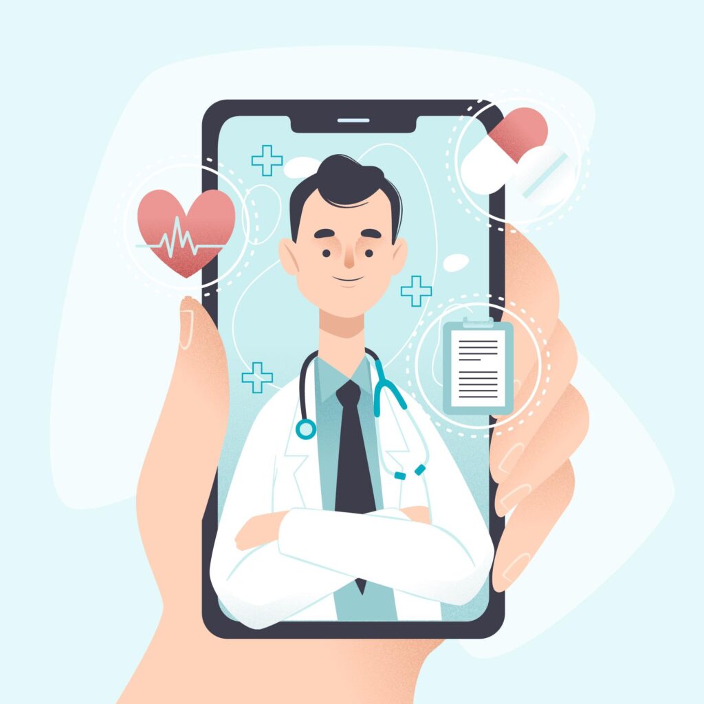 consultation d'un médecin par téléphone